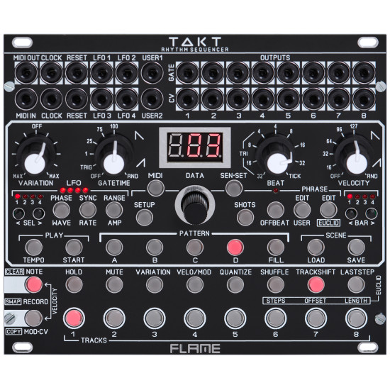 Flame Takt Rhythm Sequencer