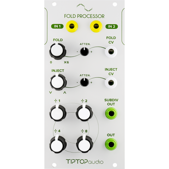 Tiptop Audio Fold Processor White