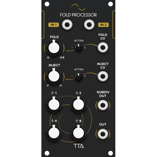 Tiptop Audio Fold Processor Black