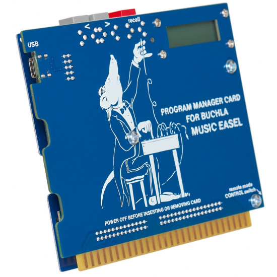 Buchla Program Manager Card