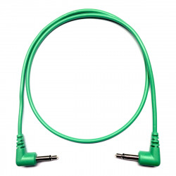 Tendrils Right Angled Eurorack Patch Cable (90cm Emerald) 6 patch